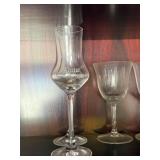 Assorted Stemware Glass Lot w/ Krone Tasting Glasses & Crystal