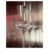 Assorted Stemware Glass Lot w/ Krone Tasting Glasses & Crystal