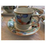 Haviland Limoges Romantique Demitasse Set Tray Cups Saucers 10 Pc