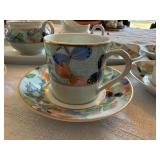 Haviland Limoges Romantique Demitasse Set Tray Cups Saucers 10 Pc