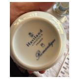 Haviland Limoges Romantique Demitasse Set Tray Cups Saucers 10 Pc