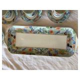 Haviland Limoges Romantique Demitasse Set Tray Cups Saucers 10 Pc