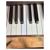 Vose & Sons Boston Baby Grand Piano w/ Bench Dark Wood Used