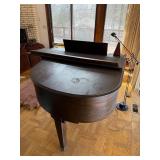 Vose & Sons Boston Baby Grand Piano w/ Bench Dark Wood Used