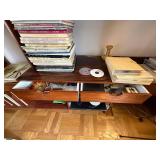 Mid Century Modern Teak Room Divider Wall Unit Bookcase Cabinet