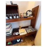 Mid Century Modern Teak Room Divider Wall Unit Bookcase Cabinet