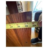 Mid Century Modern Teak Room Divider Wall Unit Bookcase Cabinet