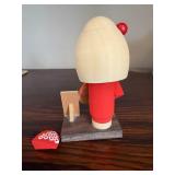 Vintage Japanese Kokeshi Doll Michikusa Wood Figurine w/ Box