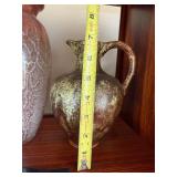 5 Pc Decorative Art Glass Pottery Silhouette Frame Decor Lot