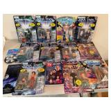 Large Collection of New in Box Vintage Playmates Star Trek Action Figure Lot Carded TNG DS9 Holodeck
