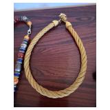 Vintage Costume Jewelry Lot Necklaces Bangles Beaded Lucite Shell