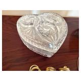 Vintage Costume Jewelry & Art Glass Boxes Mixed Estate Lot Gold Tone