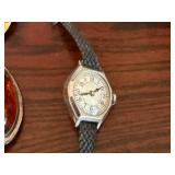 Vintage Costume Jewelry Lot Brooches Watch Pins Box Mixed Estate