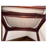 Vintage Mid-Century Modern Upholstered Wood Side Chair Danish Style