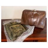 Vintage Gebo-Star Modell Brown Leather Frame Handbag Doctor Bag