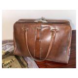 Vintage Gebo-Star Modell Brown Leather Frame Handbag Doctor Bag