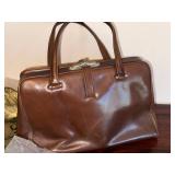 Vintage Gebo-Star Modell Brown Leather Frame Handbag Doctor Bag