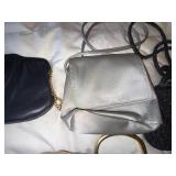 8 Pc Vintage Evening Handbag Lot Dior Beaded Satin Clutch Purse Mix