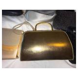 8 Pc Vintage Evening Handbag Lot Dior Beaded Satin Clutch Purse Mix