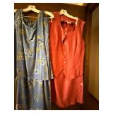Womenâs 2 Outfit Lot Laura Ashley Vintage Studio Skirt Sets