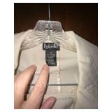 Rafaella White Skirt Suit Sz 10 & Cottonwear Purple Vest M Lot