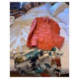 Jones New York 3 Pc Outfit Set Blazer Skirt Silk Shell Sz 8/S