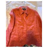 Jones New York 3 Pc Outfit Set Blazer Skirt Silk Shell Sz 8/S