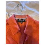 Jones New York 3 Pc Outfit Set Blazer Skirt Silk Shell Sz 8/S