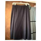 4 Pc Womenâs Clothing Lot Mita Cardigan Laura Ashley Blouse Skirt