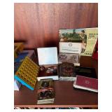 Mixed Vintage Games Cards Puzzle Lot Ravensburger German Tin Bank