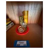 Vintage Mixed Candle Holder Decor Lot Glass Votives Paperweight Ring