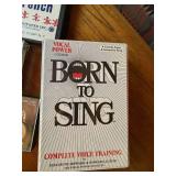 Vintage Voice Training Cassettes Language Course Record Book Lot