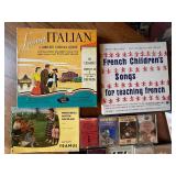 Vintage Voice Training Cassettes Language Course Record Book Lot