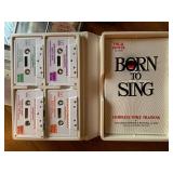 Vintage Voice Training Cassettes Language Course Record Book Lot