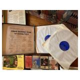 Vintage Voice Training Cassettes Language Course Record Book Lot