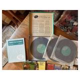 Vintage Voice Training Cassettes Language Course Record Book Lot