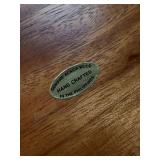 Vintage Wood & Copper Tableware Lot Bowls Coasters Napkin Rings