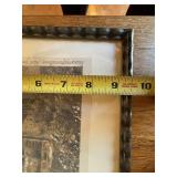 Vintage German Decor Lot Framed Print Brushes Riedlingen View