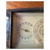 Vintage Airguide Desk Weather Station Barometer Thermometer Hygrometer