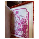 Vintage Chinese Folk Paper-Cuts Lot Booklet Loose Sheets in Box