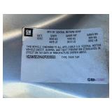 2002 OLDSMOBILE INTRIGUE GL *No Accidents Reported* (NO RESERVE)