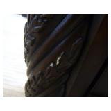 Ashley Dark Brown Three Drawer Night Stand