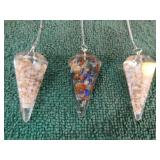 5 Organite Pendants