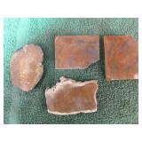 3 Rough Stones and 12 Slabs