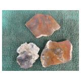 3 Rough Stones and 12 Slabs