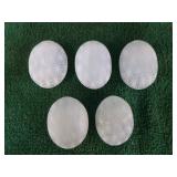 5 Selenite Pillow Stones