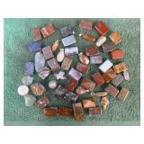 Tray of Agates and Crystals