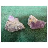 2 Amethyst Stones