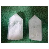 4 Crackle Quartz Points