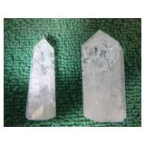 4 Crackle Quartz Points